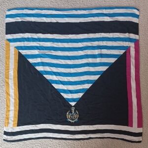 Liz Claiborne Silk Striped Scarf. Rare, Vintage.
